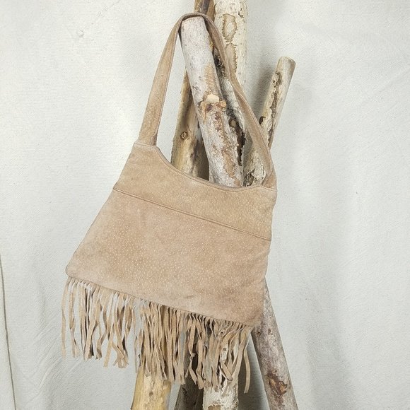 Small fringe bohemian hand bag - Picture 6 of 14